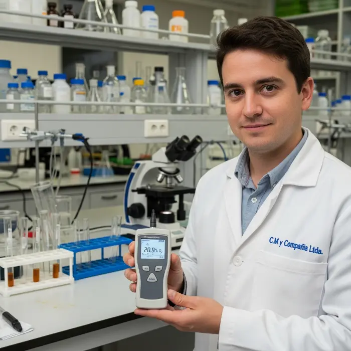 calibración de medidor de oxigeno